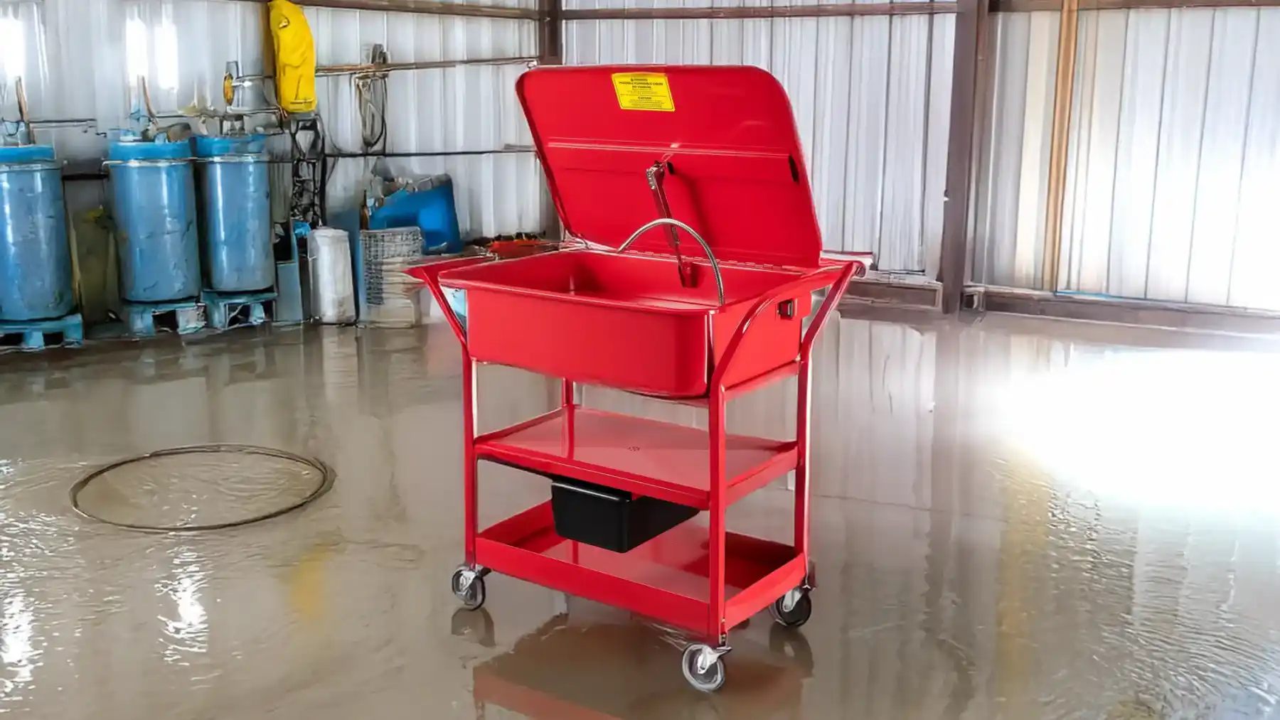 Fontaine de dégraissage mécanique