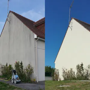 entretien mur exterieur maison avant apres