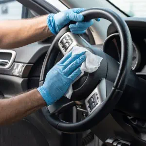 interieur auto volant