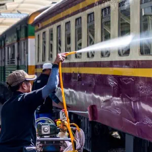 nettoyage heute pression train exterieur