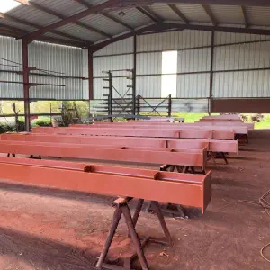 poutrelles avant peinture